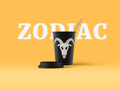 Zodiac brand brand design branding branding design capricorn coffee coffee cup cup design horoscope icon interior logo mockup sign ui ux vector zodiac