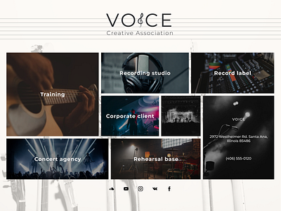 Voice - music studio