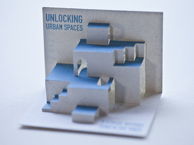 Unlocking Urban Spaces - Architectural design architecture art direction branding graphic design identity leave behind print