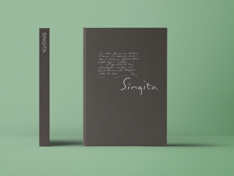 Singita Game Reserve litho typesetting editorial graphic design print design
