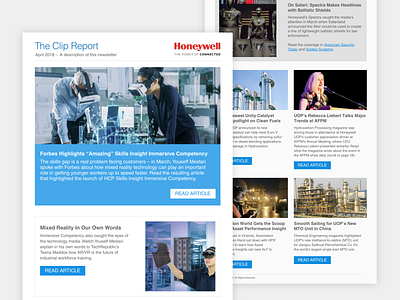 Corporate Tech Email Newsletter Template