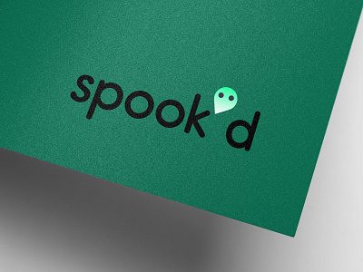 Spook'd branding design ghost ghosts gradient graphic graphic design logo mockup typography
