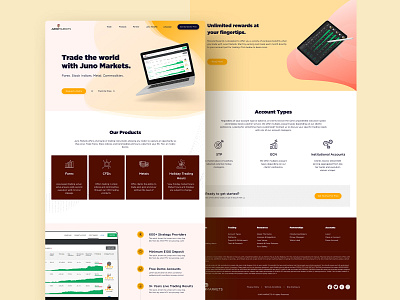 Juno Markets - Landing Page