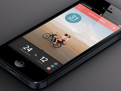 travel concept - entry screen ios native travel ui upload