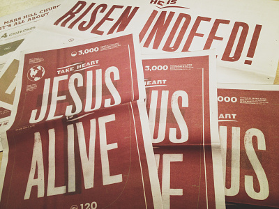 Easter Handout easter jesus newsprint