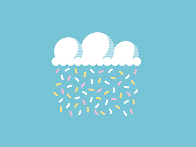 Ice Cream Cloud cloud ice cream illustration sprinkles