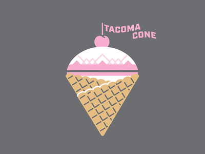 Tacoma Cone cone ice cream illustration tacoma