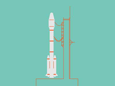 Rocket Satellite illustration rocket space