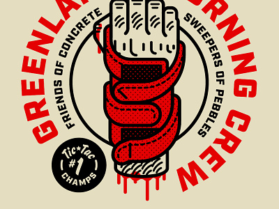 Wrist Guardian badge illustration pads skateboard