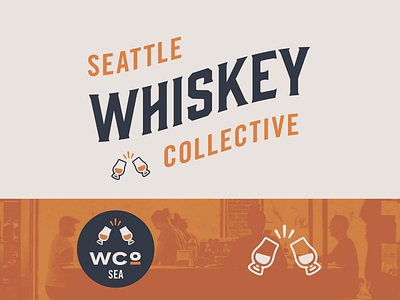 Seattle Whiskey Collective branding cheers glencairn liquor