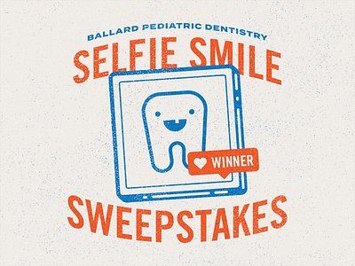 Smile Sweepstakes dentist illustration pediatric tooth winner