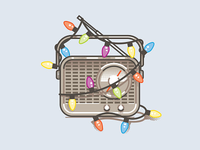 Christmas Radio lights music