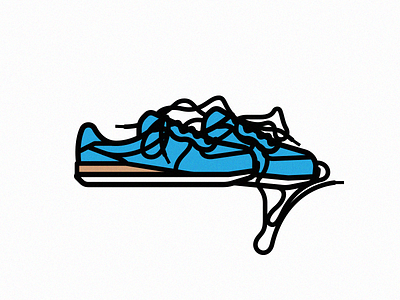 Shoes illustration sneakers