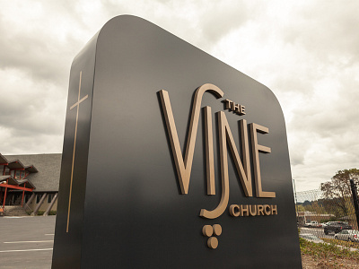 The Vine Signage branding church signage
