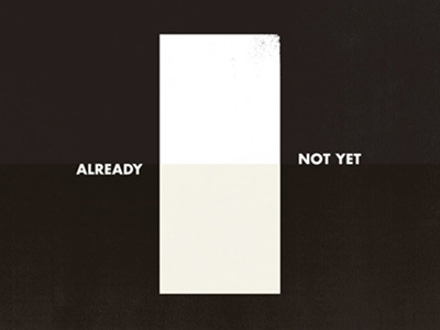 Already | Not Yet album art monolith rectangle