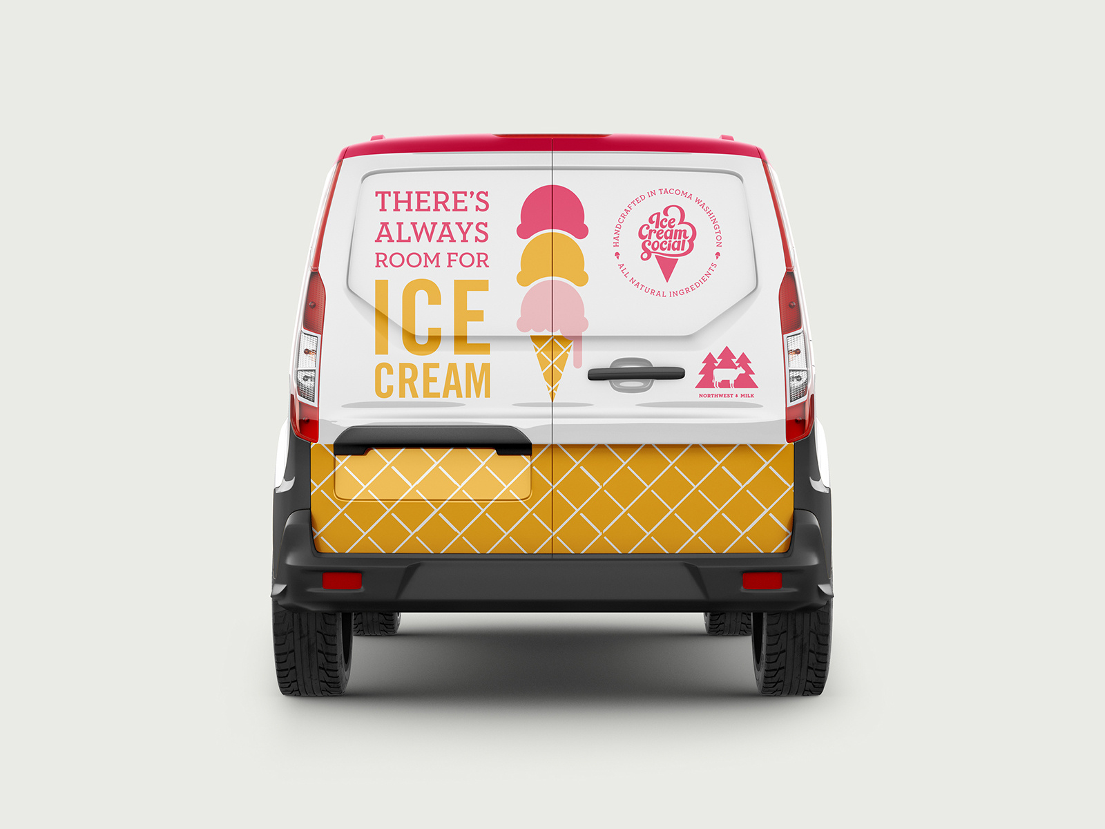 Ice Cream Social Van Wrap by Patrick Mahoney on Dribbble
