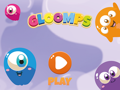 Gloomps colorful educational game game art gamedesign illustration