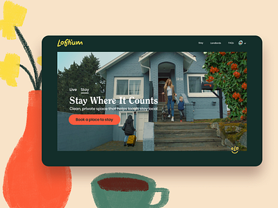 Loftium Rebrand Complete airbnb homepage rebrand rental travel
