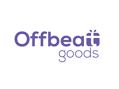 Offbeat Logo brand branding design gift logo logo minimalist logo typography
