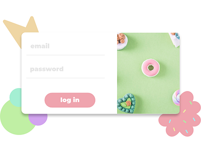 Ice Cream Sign Up Dribbble dessert login