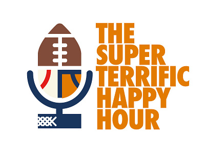 The Super Terrific Happy Hour branding identity logo sports