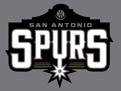 San Antonio Spurs Rebranding basketball logo nba rebrand rebranding san antonio spurs sports sports logo sports logo design spurs