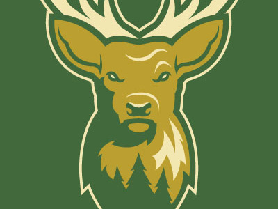 Portland Stags buck logo portland sports stag