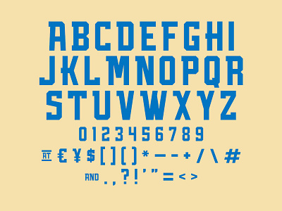 American Baseball Association // Montana Block block font font logo sports sports design typeface typography