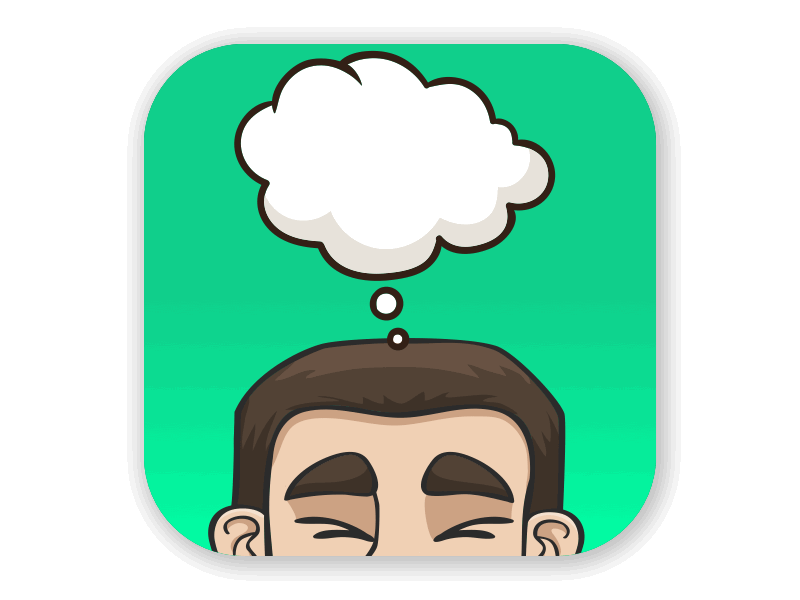 Whoopee app - Icon android animated apple bubble cloud icon ios man speech