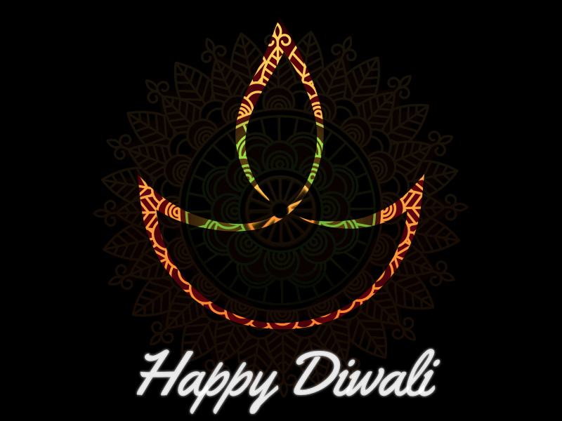 Happy Diwali Dribbble !! animation art cards celebration colors crackers diwali festival fireworks fun greetings lights