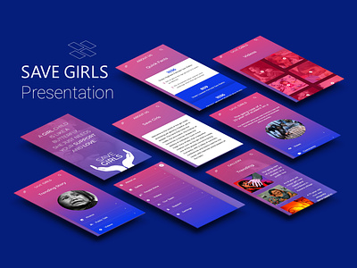 Save Girls child girls help mobile mobile design people photo presentation save ui ui design ux video women