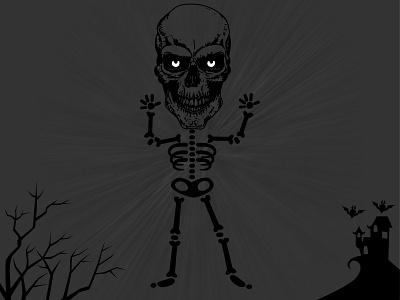 Dribbble Spooky black white design horror horror art icon illustration spooky vector weekly weeklywarmup