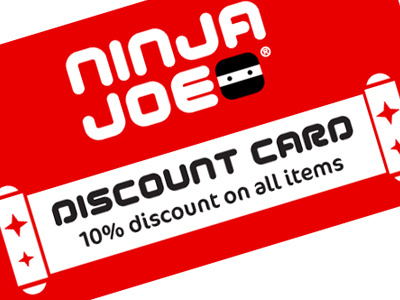 Ninja Joe discount card card discount joe ninja