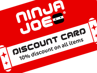 Ninja Joe discount card