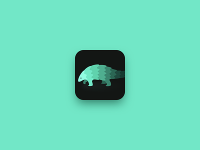 Pangolin app design illustration logo ui