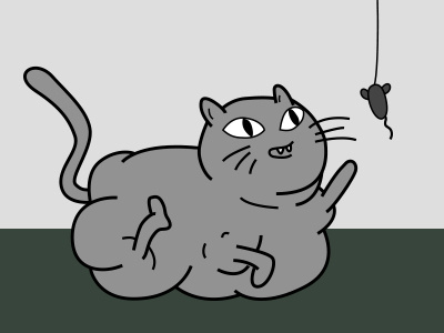 Fat Cat fat cat illustration just for fun