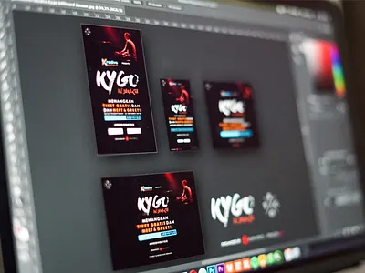 Kygo billboard design billboard branding clean design dribbble simple ui ux website