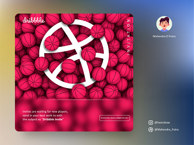Invitation design dribbble invitation ui ux