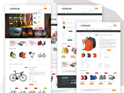 E-commerce website tempalte