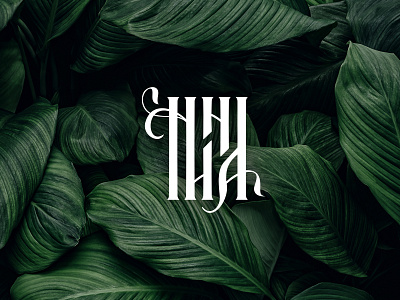 Logo NINA design logo russian typography