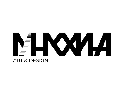 Manuhina logotype art artist design designer graphic art logo logotypedesign russian teacher typography