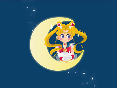 Pretty Guardian Sailor Moon anime graphic illustration illustrator sailor moon sailormoon vector