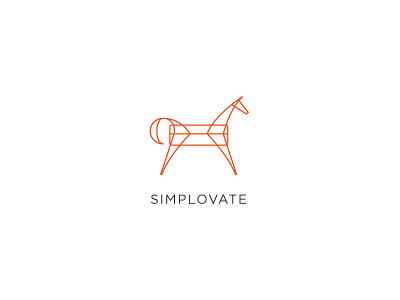 Simplovate Logo Idea gutensite horse logo trademark