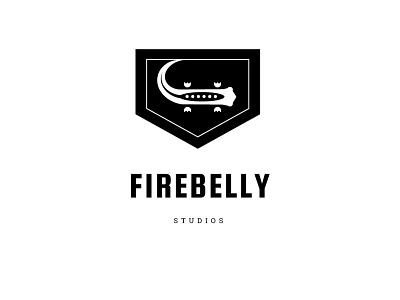 Firebelly Two branding gutensite logo mark newt reptile