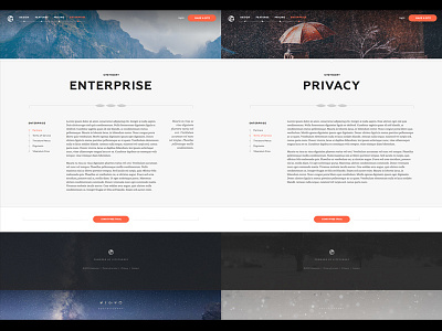 Sitetheory Secondary pages gutensite header navigation red sitetheory transparent ui ux web