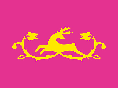 uzbek deer bukhari deer ethnic flower iconography leafs logo ornament redesign symbol uzbekistan