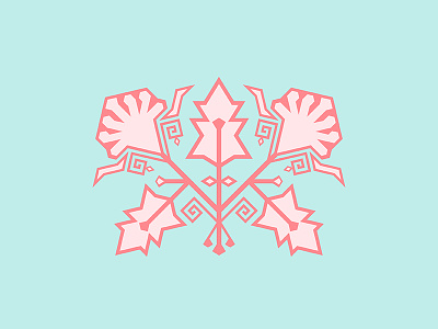 uzbek flower bukhari ethnic flower geometric geometric flower iconography logo ornament symbol uzbekistan