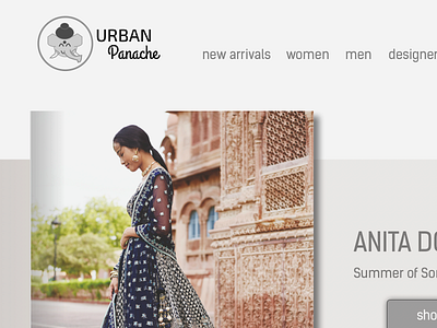 Fashion E-Commerce Landing Page ecommerce fashion indian fashion landing page prototype ui design web design