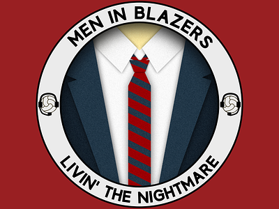 Men in Blazers - National Team Badge 2020 Submission badge badge design blazers football football badge jersey logo men in blazers national badge podcast soccer suit