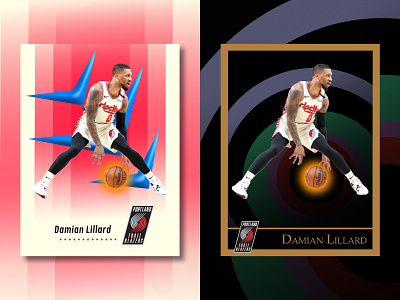 Damian Lillard - 90s Skybox Style Card